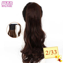 Load image into Gallery viewer, WTB Wrap Synthetic Ponytail Hair Extension Long Straight Women's Clip In Hair Extensions Pony Tail False Hair 22 Inch
