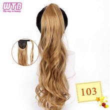 Load image into Gallery viewer, WTB Wrap Synthetic Ponytail Hair Extension Long Straight Women's Clip In Hair Extensions Pony Tail False Hair 22 Inch