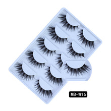 Load image into Gallery viewer, MB-W NEW 5 pairs 100% Mink Eyelashes 3D Makeup False Eyelashes Full Strip Fake Lashes Fluffy faux cils Soft Maquiagem Eye lashes
