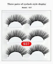 Load image into Gallery viewer, Genailish Magnetic eyelashes faux cils magnetique 3 pairs handmadenatural false eyelashes magnet lashes eyelashes extesion tools