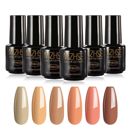 MIZHSE Nails Polish Colors UV Resin Vernis Semi Permanant UV Gel Lak Ongles Materiel Gel Nagellak Hybryda Do Paznokci Shilak
