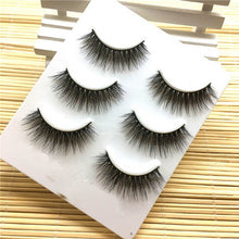 Load image into Gallery viewer, Fashion Natural  3 Pairs Long False eyelashes Makeup Natural Fake Thick Black Eye Lashes faux cils 3d mink lashes 5