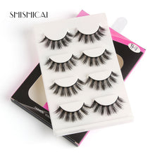 Load image into Gallery viewer, 4 Pairs/pack 3D Mink Hair False Eyelashes Wispy Lashes Natural/Thick Long Eye Lashes Makeup Beauty Extension Tools faux cils