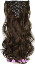 Load image into Gallery viewer, TOPREETY Heat Resistant B5 Synthetic Fiber Wavy 7pcs/set Clip in hair Extensions 7008