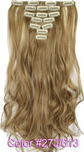 Load image into Gallery viewer, TOPREETY Heat Resistant B5 Synthetic Fiber Wavy 7pcs/set Clip in hair Extensions 7008