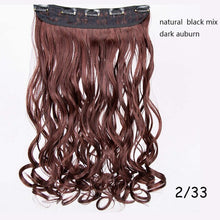 Load image into Gallery viewer, AISI HAIR 22" 15 Colors Long Wavy High Temperature Fiber Synthetic Clip in Hair Extensions for Women