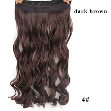 Load image into Gallery viewer, AISI HAIR 22" 15 Colors Long Wavy High Temperature Fiber Synthetic Clip in Hair Extensions for Women