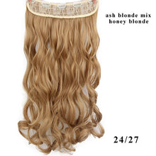 Load image into Gallery viewer, AISI HAIR 22" 15 Colors Long Wavy High Temperature Fiber Synthetic Clip in Hair Extensions for Women
