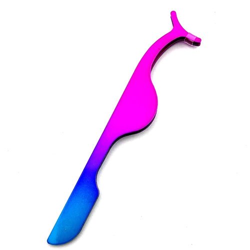 Mikiwi 1pcs Eyelash Curler False Eyelash Tweezers for False Eyelashes Extension Applicator Remover Eyes Tweezer Recourbe Cils