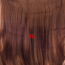 Load image into Gallery viewer, Silike 190g Wavy Clip in One Piece Hair Extensions 24 inch 17 Colors Available Synthetic Heat Resistant Fiber Hair Extension