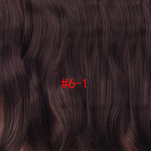Load image into Gallery viewer, Silike 190g Wavy Clip in One Piece Hair Extensions 24 inch 17 Colors Available Synthetic Heat Resistant Fiber Hair Extension