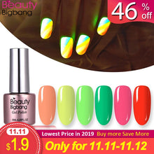 Load image into Gallery viewer, Beautybigbang Neon Nail Gel Polish Fluorescent Color Nail Art Gel Polish Poly Gel Noctilucent Vernis Ongle Glow In Dark Nail Gel