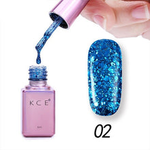 Load image into Gallery viewer, New Arrival Shiny Sequin Glitter Gel Nail Polish Candy Color Gel Lacquer Primer Manicure Gel Nail Varnish vernis ongle