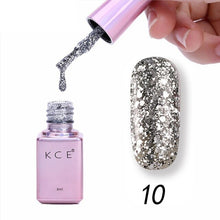 Load image into Gallery viewer, New Arrival Shiny Sequin Glitter Gel Nail Polish Candy Color Gel Lacquer Primer Manicure Gel Nail Varnish vernis ongle