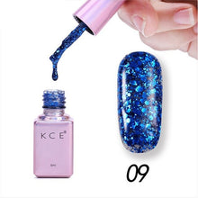 Load image into Gallery viewer, New Arrival Shiny Sequin Glitter Gel Nail Polish Candy Color Gel Lacquer Primer Manicure Gel Nail Varnish vernis ongle