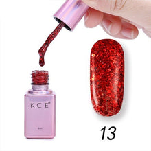 Load image into Gallery viewer, New Arrival Shiny Sequin Glitter Gel Nail Polish Candy Color Gel Lacquer Primer Manicure Gel Nail Varnish vernis ongle