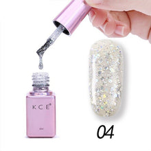 Load image into Gallery viewer, New Arrival Shiny Sequin Glitter Gel Nail Polish Candy Color Gel Lacquer Primer Manicure Gel Nail Varnish vernis ongle