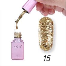 Load image into Gallery viewer, New Arrival Shiny Sequin Glitter Gel Nail Polish Candy Color Gel Lacquer Primer Manicure Gel Nail Varnish vernis ongle