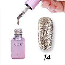 Load image into Gallery viewer, New Arrival Shiny Sequin Glitter Gel Nail Polish Candy Color Gel Lacquer Primer Manicure Gel Nail Varnish vernis ongle
