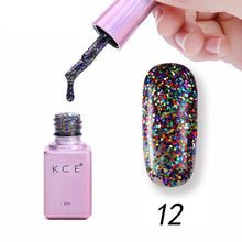 Load image into Gallery viewer, New Arrival Shiny Sequin Glitter Gel Nail Polish Candy Color Gel Lacquer Primer Manicure Gel Nail Varnish vernis ongle