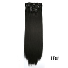 Load image into Gallery viewer, Vigorous 16 Clips 6Pcs/Set Silky Straight Synthetic Clip in Hair Extensions for Women False Hairpiece Heat Resistant 22 Inches