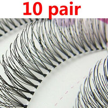 Load image into Gallery viewer, False Eyelashes for Makeup Fake Lashes Faux Cils Natural Handmade Volume False Eyelashes Thick Cross Long Eyelash 5/10Pairs