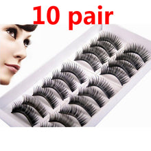 Load image into Gallery viewer, False Eyelashes for Makeup Fake Lashes Faux Cils Natural Handmade Volume False Eyelashes Thick Cross Long Eyelash 5/10Pairs