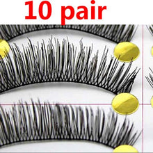 Load image into Gallery viewer, False Eyelashes for Makeup Fake Lashes Faux Cils Natural Handmade Volume False Eyelashes Thick Cross Long Eyelash 5/10Pairs
