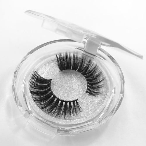1Pair Natural False Eyelashes 3d Makeup Mink Lashes Soft Eyelash Extension Fake Strip Mink Eyelashes Cheap Faux Cils #275368
