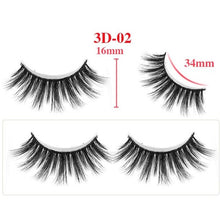 Load image into Gallery viewer, 1Pair Natural False Eyelashes 3d Makeup Mink Lashes Soft Eyelash Extension Fake Strip Mink Eyelashes Cheap Faux Cils #275368