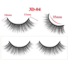 Load image into Gallery viewer, 1Pair Natural False Eyelashes 3d Makeup Mink Lashes Soft Eyelash Extension Fake Strip Mink Eyelashes Cheap Faux Cils #275368
