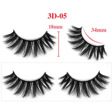 Load image into Gallery viewer, 1Pair Natural False Eyelashes 3d Makeup Mink Lashes Soft Eyelash Extension Fake Strip Mink Eyelashes Cheap Faux Cils #275368