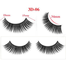 Load image into Gallery viewer, 1Pair Natural False Eyelashes 3d Makeup Mink Lashes Soft Eyelash Extension Fake Strip Mink Eyelashes Cheap Faux Cils #275368