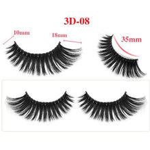 Load image into Gallery viewer, 1Pair Natural False Eyelashes 3d Makeup Mink Lashes Soft Eyelash Extension Fake Strip Mink Eyelashes Cheap Faux Cils #275368