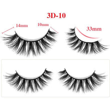 Load image into Gallery viewer, 1Pair Natural False Eyelashes 3d Makeup Mink Lashes Soft Eyelash Extension Fake Strip Mink Eyelashes Cheap Faux Cils #275368