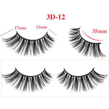 Load image into Gallery viewer, 1Pair Natural False Eyelashes 3d Makeup Mink Lashes Soft Eyelash Extension Fake Strip Mink Eyelashes Cheap Faux Cils #275368