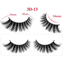 Load image into Gallery viewer, 1Pair Natural False Eyelashes 3d Makeup Mink Lashes Soft Eyelash Extension Fake Strip Mink Eyelashes Cheap Faux Cils #275368