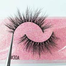 Load image into Gallery viewer, YSDO 1 Pair False Eyelashes Volume 3D Mink Lashes Natural Mink Eyelashes Makeup Lashes Extension Tools Faux Cils Maquiagem 42A