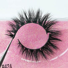 Load image into Gallery viewer, YSDO 1 Pair False Eyelashes Volume 3D Mink Lashes Natural Mink Eyelashes Makeup Lashes Extension Tools Faux Cils Maquiagem 42A