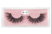 Load image into Gallery viewer, Mink Eyelashes Hand Made Crisscross False Eyelashes Cruelty Free Dramatic 3D Mink Lashes Long Lasting Faux Cils for Makeup Tools