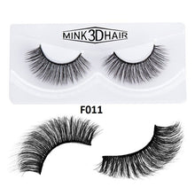Load image into Gallery viewer, Mink Eyelashes 3D False Popular Lashes 100% Cruelty Free Handmade Reusable Natural Eyelashes Eye Makeup Faux Cils Maquiagem Tool