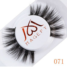 Load image into Gallery viewer, 1Pairs Faux Cils Natural False Eyelashes Long Crisscross 3d Mink Lashes Messy Eyelash Extensions Fashion Women Eyes Makeup