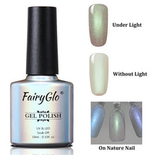 Load image into Gallery viewer, FairyGlo 10ML Nail Polish Shell Mermaid Stamping Paint Nail Polish Nail Art Nagellak Soak Off Nail Gelpolish Vernis a Ongle Ink