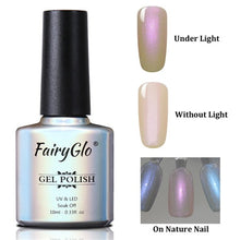 Load image into Gallery viewer, FairyGlo 10ML Nail Polish Shell Mermaid Stamping Paint Nail Polish Nail Art Nagellak Soak Off Nail Gelpolish Vernis a Ongle Ink
