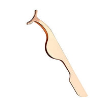 Load image into Gallery viewer, Vopregezi 1pcs Eyelash Curler False Eyelash Tweezers for False Eyelashes Extension Applicator Remover Eyes Tweezer Recourbe Cils