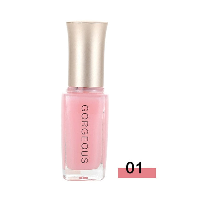 New Arrival Fashion Nail Art Pen vernis a ongle Long Lasting  Color Shining Semi Transparent Jelly Nail Polish Gel