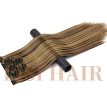 Load image into Gallery viewer, LISI HAIR Synthetic 16 Clips in Hair extension 56Cm 24 Inch Long Synthetic Fake False Hairpiece Clip In Hair Extension
