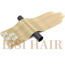 Load image into Gallery viewer, LISI HAIR Synthetic 16 Clips in Hair extension 56Cm 24 Inch Long Synthetic Fake False Hairpiece Clip In Hair Extension