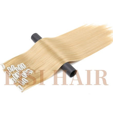 Load image into Gallery viewer, LISI HAIR Synthetic 16 Clips in Hair extension 56Cm 24 Inch Long Synthetic Fake False Hairpiece Clip In Hair Extension