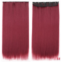 Load image into Gallery viewer, LISI HAIR Synthetic 16 Clips in Hair extension 56Cm 24 Inch Long Synthetic Fake False Hairpiece Clip In Hair Extension